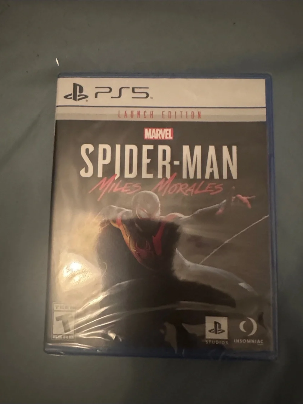 Sony PS5 Spider-Man Miles Morales - Black & Red Cover